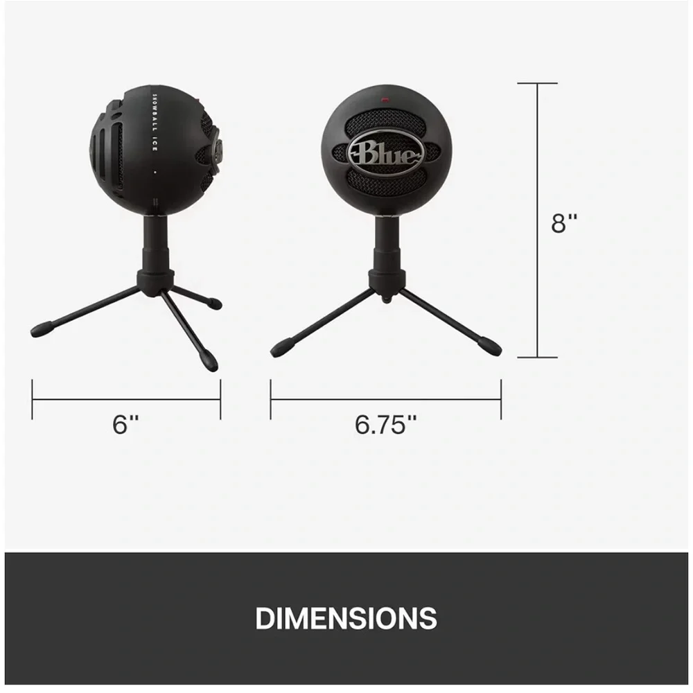 Logitech Black Snowball iCE USB Microphone